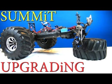 RC ADVENTURES - Traxxas SUMMiT Upgrades - BV1 - Jumbo Kong Tires & Savox Servos