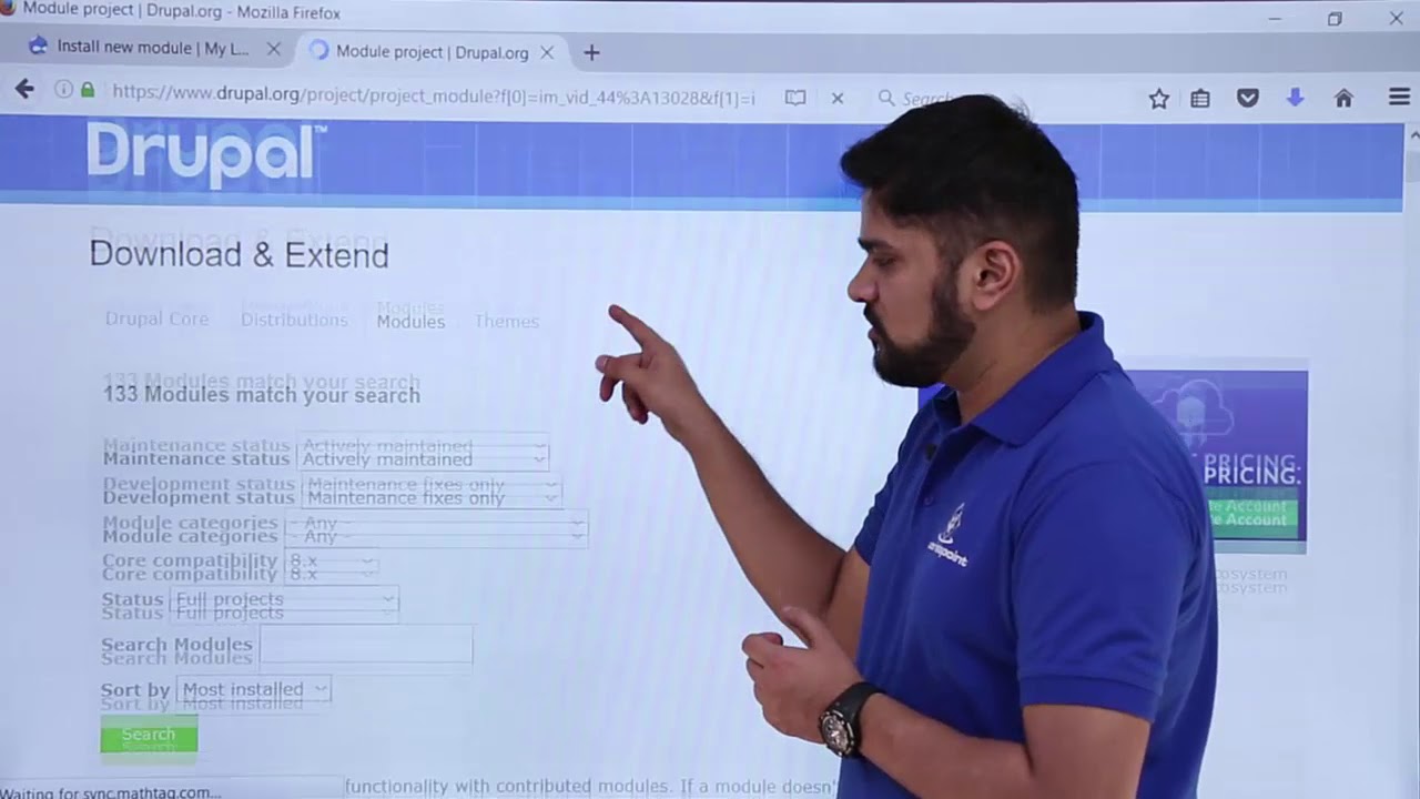 Drupal  Install Modules