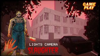 Lights Camera Slaughter ✅ Gameplay & Walkthrough ✅ PC Steam (Free Demo) VHS Effect horror game 2023