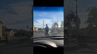 Pokemon person gets angry crossing the street! #pokemon #onepiece #anime #foryou #fyp #trending