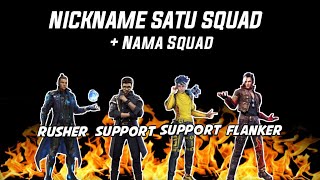20 NAMA FREE FIRE BUAT SATU SQUAD + NAMA SQUAD! COCOK DIPAKAI BUAT FT DAN ESPORT! ~Revaaal Calm