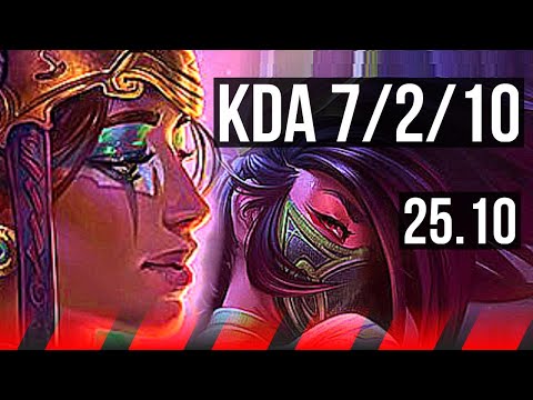 KARMA vs AKALI (TOP) | 7/2/10 | EUW Master | 25.10