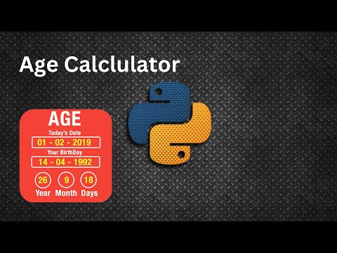 Simple Age Calculator Python Tutorials For Beginners Step By Step Mrlazyprogrammer Python