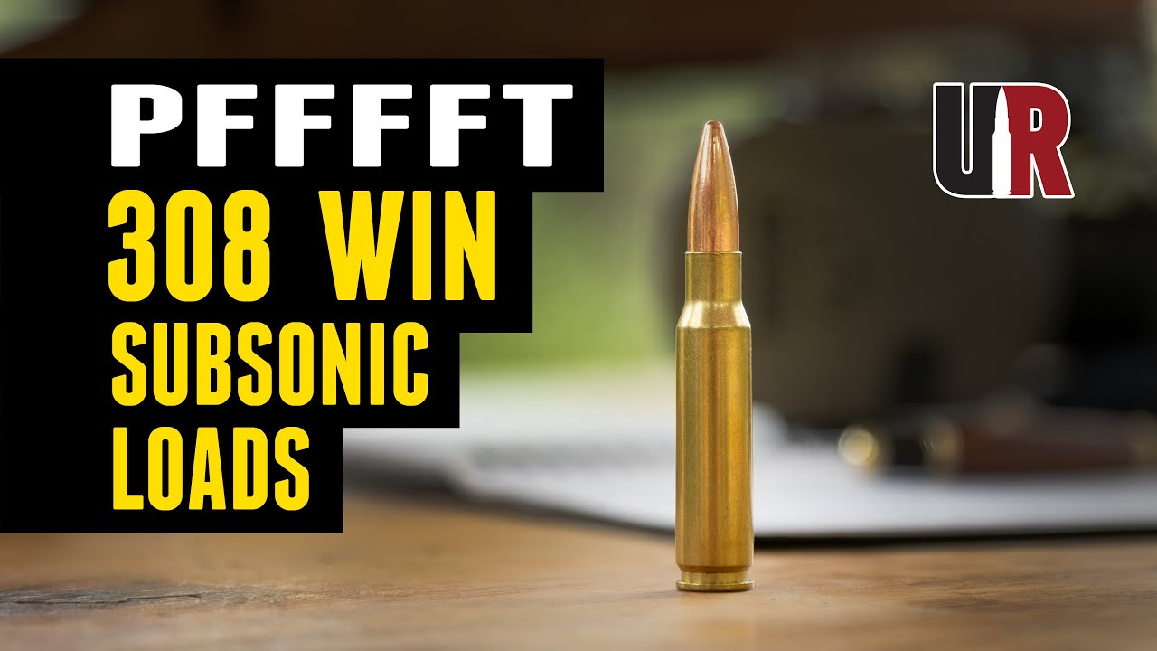 AMAZING 308 Subsonic Loads (and fun too)