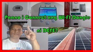 Paano I connect sa WI-Fi ang Deye Hybrid Inverter  #solar #solarenergy