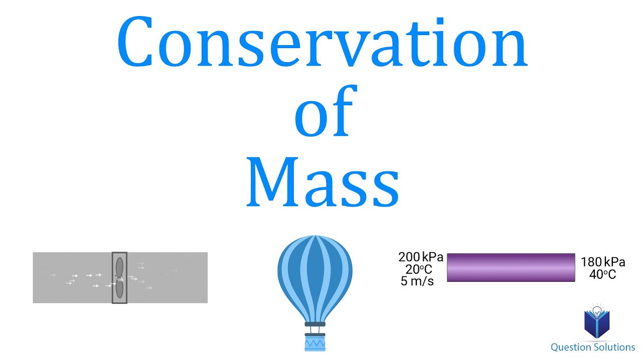 Conservation of Mass | Thermodynamics | (Solved Examples)