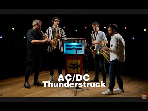 TANCKSTELLE MUSIC -  Thunderstruck (AC/DC cover) arr. for saxophone quartet