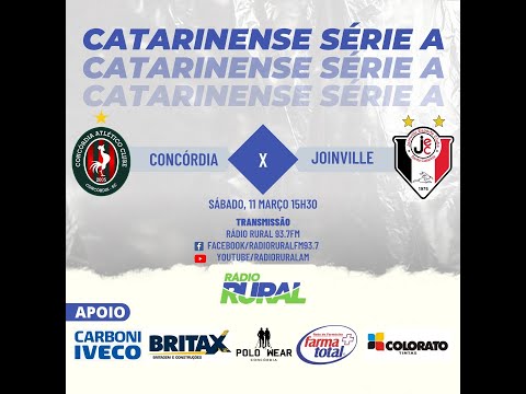 CONCÓRDIA X JOINVILLE - CAMPEONATO CATARINENSE 2023 (11/03/2023)