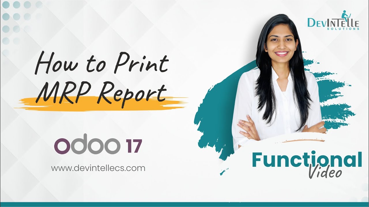How To Print Manufacturing Order Report In odoo | Print MRP Order PDF