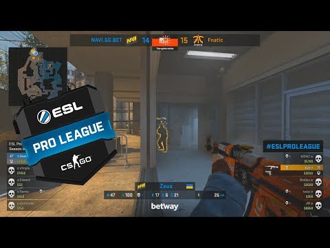 ESL Pro League S8 - NaVi vs Fnatic - OVERTIME!! - Highlights - CS:GO