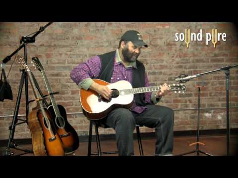 Otis Taylor Playing On His Signature Santa Cruz Guitar at Our Studios