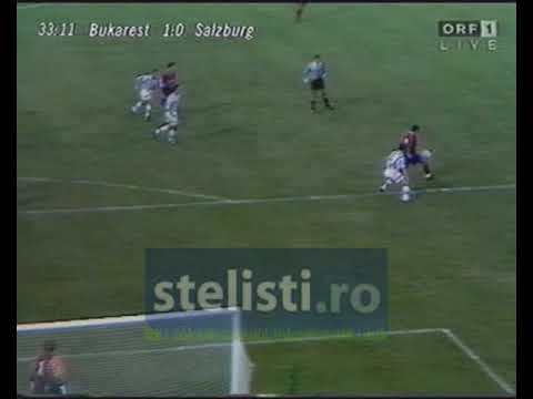 Steaua-Casino Salzburg 1-0 (1995). Gol Adrian Ilie