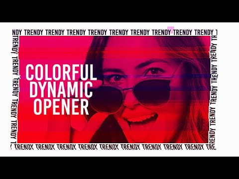 Colorful Dynamic Opener Final Cut Pro Templates