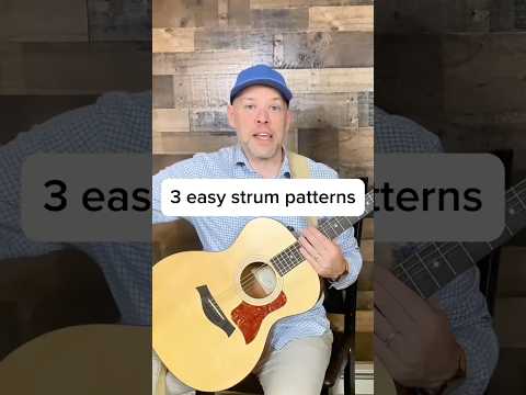 The 3 EASIEST strum patterns for beginners