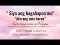 Dia Masa Lalumu Ako Masa Depanmu Siya Ang Kagahapon Mo Bisaya Lyrics Cover By Pia Banga
