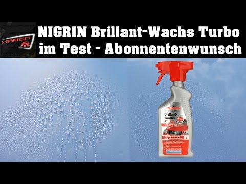 Nigrin Brillant-Wachs Turbo im Test - Sprühwachs im Test