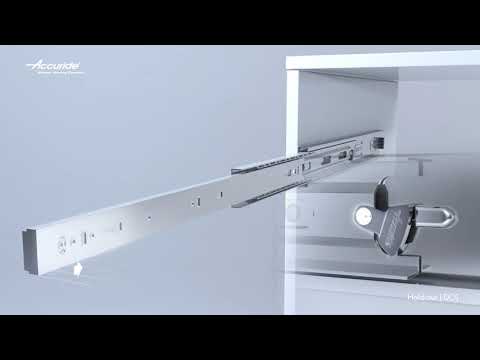 Coulisses à billes 3832DO-charge max 45 kg-sortie totale ACCURIDE