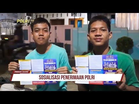 SOSIALISASI PENERIMAN POLRI KEPADA WARGA KELURAHAN KEBONDALEM PEMALANG