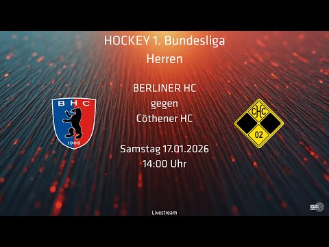 Berliner HC - Cöthener HC |Herren| 17.01.2026 |Anpfiff: 14:00