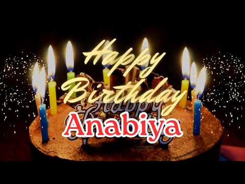 ANABIYA Birthday Song | USA Birthday Song For Girls | Comment Your Name For Song