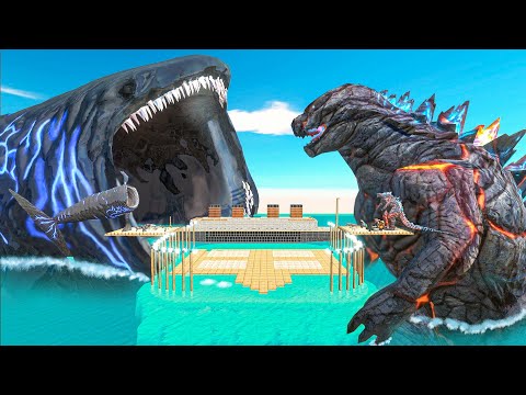 Megalondon rex + Aquatics + BLOOP VS VOLCANO Godzilla + Burning Godzilla + Heisei Godzilla - ARBS