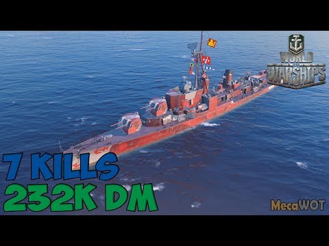 World of WarShips | Yueyang | 7 KILLS | 232K Damage - Replay Gameplay 1080p 60 fps
