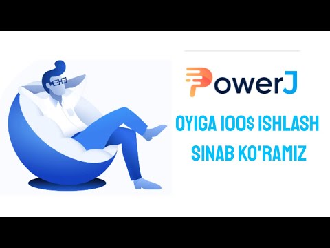 POWER J OYIGA 100$ ISHLASH SINAB KO'RAMIZ