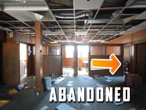 (FOUND DRUGS) Abandoned Automotive Warehouse Factory Video