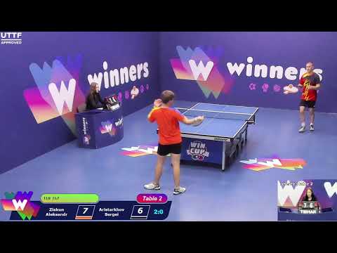 WINners CUP table 2  17.12 Ziakun Aleksandr - Aristarkhov Sergei  21:00