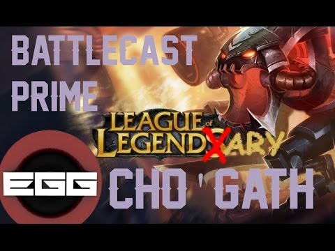 Legendary Battlecast Prime Cho'Gath Skin Spotlight - League of Legends Skin Review [HD]