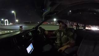 VR お台場 クラウンワゴン 通過風景【4/15/2017】