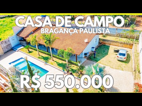 Country house in Bragança Paulista - Single-story house with 4 bedrooms