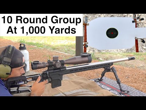 10 Round Group At 1,000 Yards Long Range Challenge - Episode 9