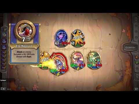 Mythic Boss Rush Level 260 Day 3 without Artillery Strike [Hearthstone Mercenaries]