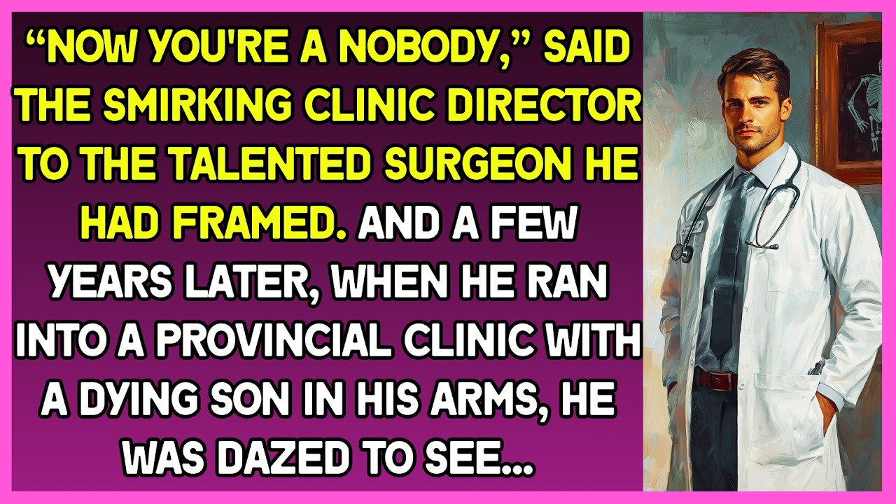 The clinic owner framed a talented surgeon & fired  him. But when he needed help for his dying son