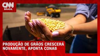 Vídeo: Produção de grãos vai crescer de novo; aposta da Conab é 1,4% em 2026/27 | CNN AGRO NEWS