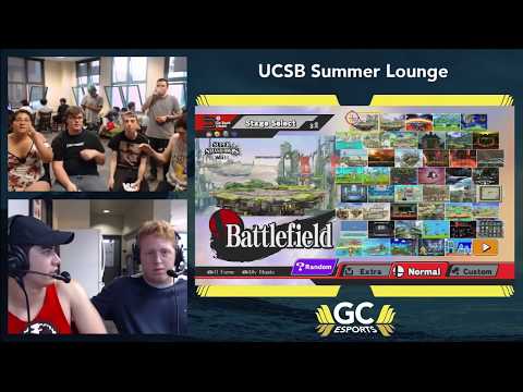 UCSB Summer Lounge 3 Doubles - Nachos + Jazara vs SmolFry + Ant - Losers Semi's - Wii U