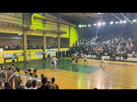 Završnica meča RK “Bosna Visoko Ekoenergija” - RK “Gradačac” i slavlje sa navijačima