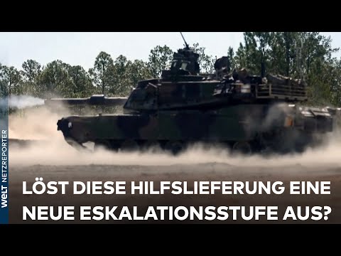 PUTINS KRIEG: Umstrittene Uranmunition – USA wollen Ukraine nicht nur Abrams-Panzer liefern