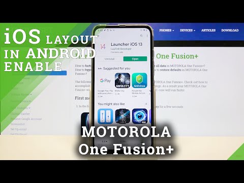 How to Download iOS Launcher on Motorola One Fusion+ - Install Apple Layout