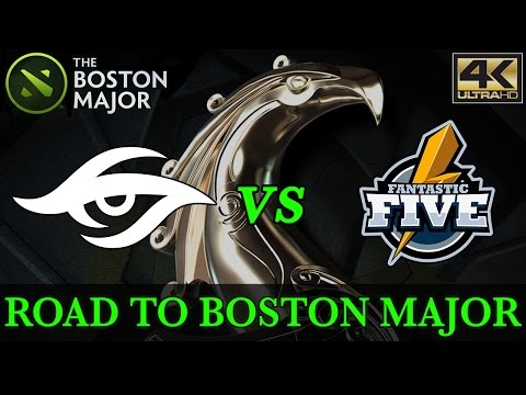 Dota 2 | Team Secret vs Fantastic Five (F5) | Boston Major EU Regional Qualifier