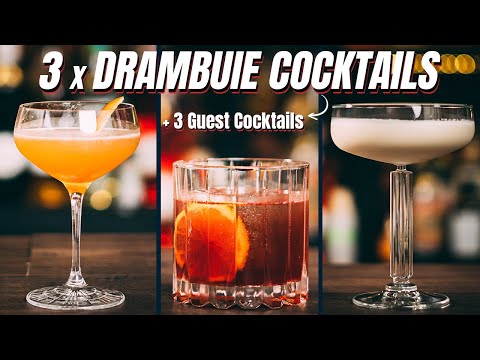 Six Drambuie Cocktails with special guests | Just Shake or Stir