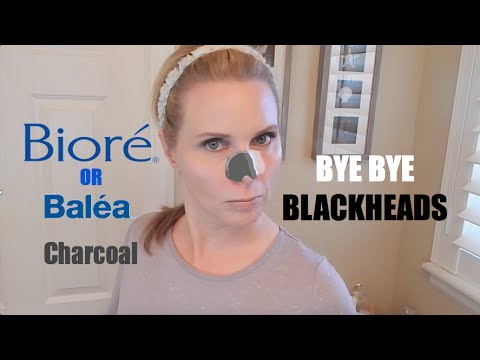 GET RID OF BLACKHEADS - Biore VS Charcoal Pore Strips Review Video