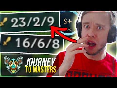 1v5 HARD CARRYING KIDS..NO MORE F*CKING AROUND - Journey To Masters #47 S7 - League of Legends