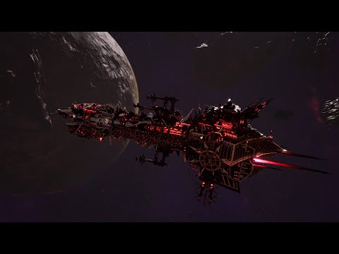 World Eaters vs Space Marines - Skalgrim Mod - Massive Battle - Battlefleet Gothic Armada 2
