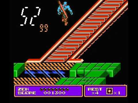 NES Longplay [2521] Zen - Intergalactic Ninja