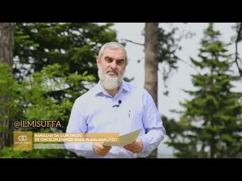 Ramazan-ı Şerif Zaman Planlaması - Nureddin Yıldız Hocaefendi - ilmisuffa.com