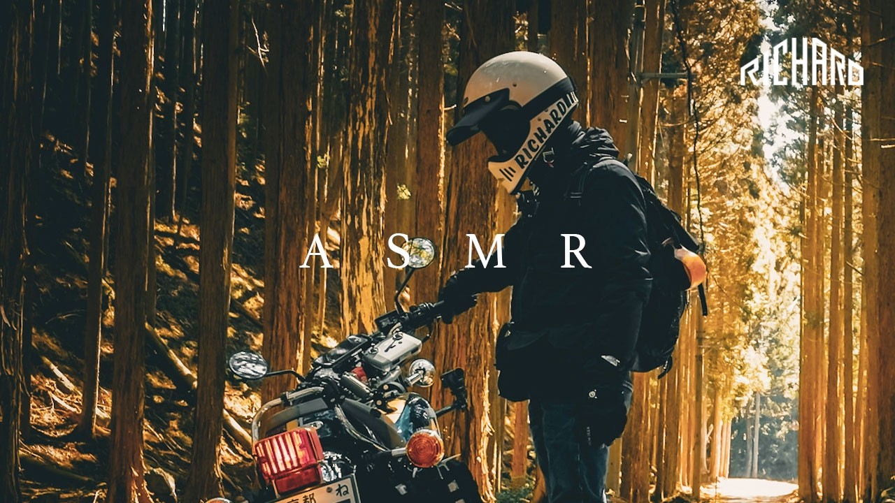 [Ver. ASMR] 美しい森で楽しむコーヒーとパスタ | YAMAHA SR400 | 単気筒バイクのサウンド | ASMR