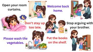 Morning Routine Sentences for Daily Conversation | Learn English at Home | Spoken English Practice