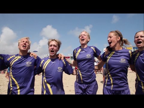 Swedish National Team - European Championships of Beach Ultimate Frisbee (english subs)